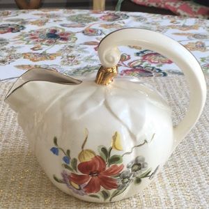 Vintage Farmhouse floral pitcher